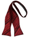 Cardi Self Tie Apple Striped Satin Bow Tie