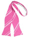Cardi Self Tie Bubblegum Striped Satin Bow Tie