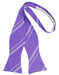 Cardi Self Tie Freesia Striped Satin Bow Tie