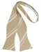 Cardi Self Tie Golden Striped Satin Bow Tie