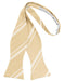 Cardi Self Tie Harvest Maize Striped Satin Bow Tie