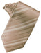 Latte Striped Satin Necktie