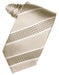 Light Champagne Venetian Stripe Necktie
