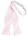 Cardi Self Tie Pink Striped Satin Bow Tie