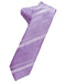 Wisteria Striped Satin Skinny Necktie