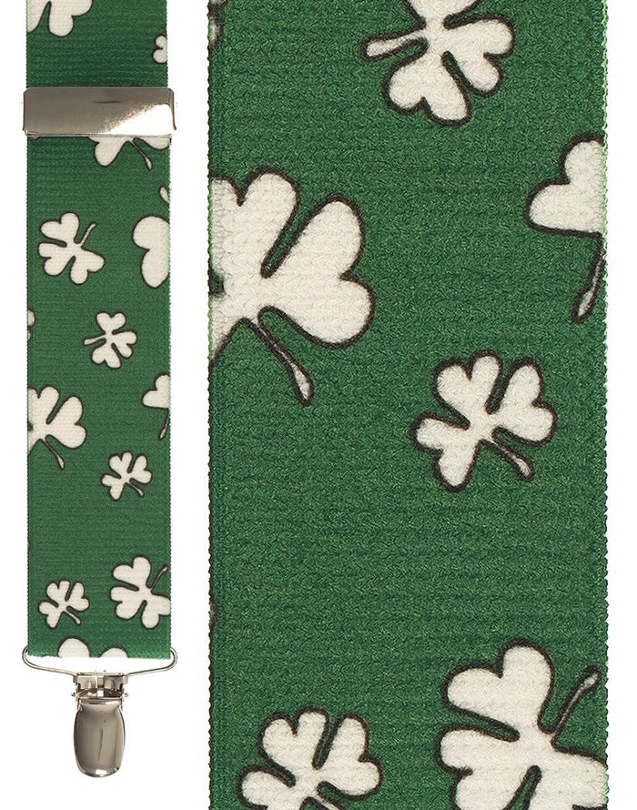 "Shamrocks" Suspenders