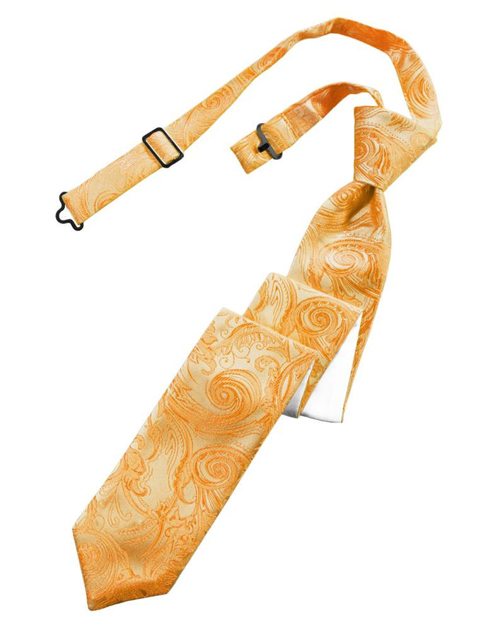 Tangerine Tapestry Kids Necktie