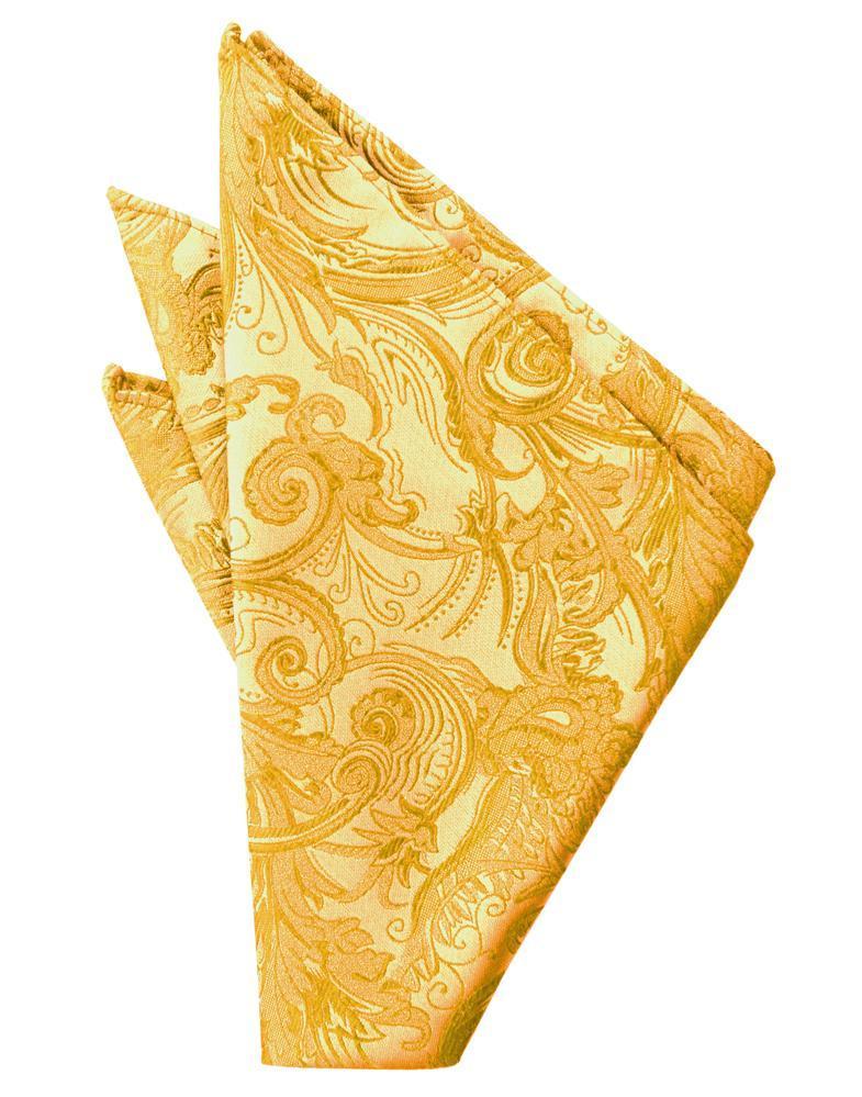 Tangerine Tapestry Pocket Square