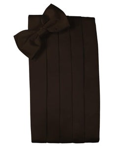 Truffle Luxury Satin Cummerbund