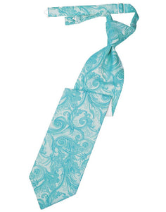 Turquoise Tapestry Kids Necktie
