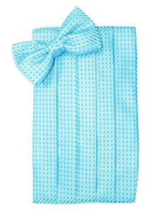 Turquoise Venetian Kids Cummerbund