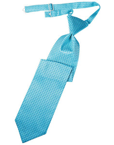 Turquoise Venetian Kids Necktie