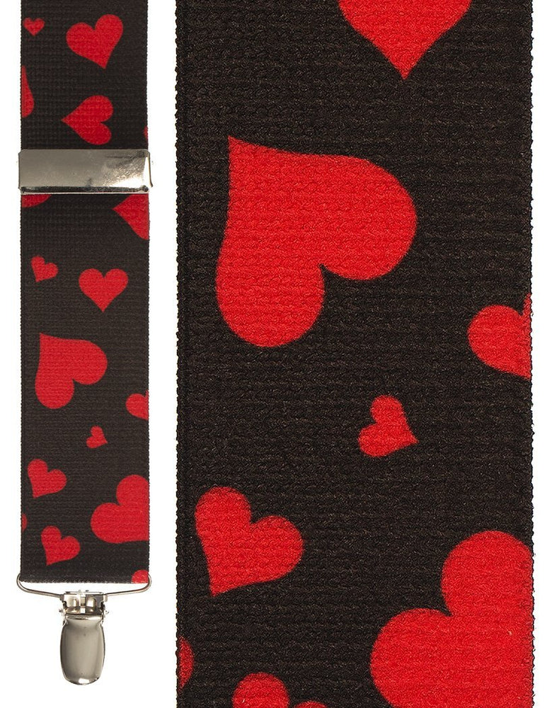 "Valentine Hearts" Suspenders