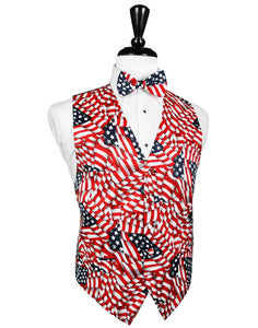 Waving Flags Tuxedo Vest