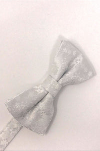 White Enchantment Kids Bow Tie