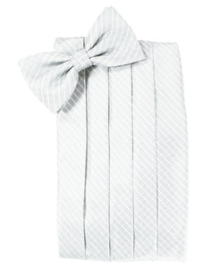 White Palermo Kids Cummerbund