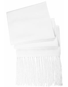 White Venetian Tuxedo Scarf