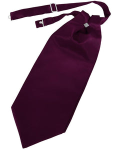 Wine Solid Satin Kids Cravat
