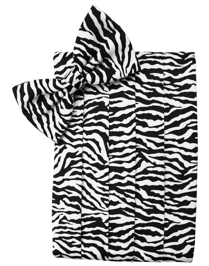 Zebra Cummerbund