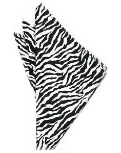 Zebra Pocket Square