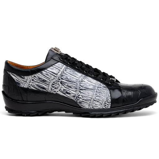 Marco Di Milano Cairo Alligator Sneakers Black/White