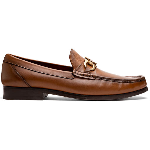 Marco Di Milano Cassarano Men's Calfskin Leather Loafers Honey