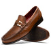 Marco Di Milano Cassarano Men's Calfskin Leather Loafers Honey