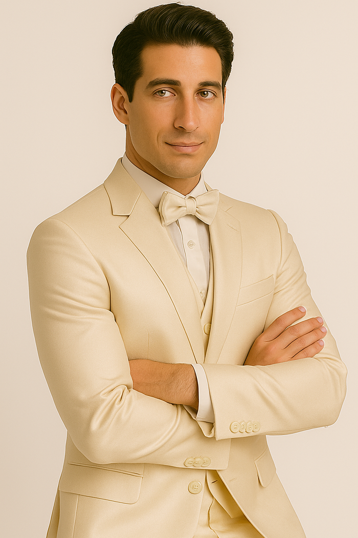 Champagne -luxe-4-piece-tuxedo-set