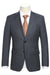 "Charcoal Grey English Laundry Slim Fit Men's Suit - Smart 2 Button Design" - Elegant Mensattire