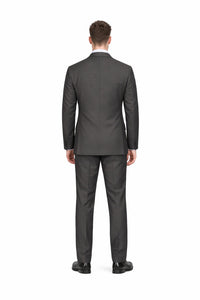 Modern Fit Tiglio Wool Double-Breasted Suit – Premium Tailored Formal Suit