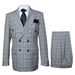 Classic Fit in Black and White Plaid Color by Rossiman