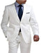 Linen Suit - Mens Summer Suits in White 2 Button - Beach Wedding