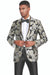 Class

Men’s Silver & Black Empire Class Tuxedo Brocade Dinner Jacket - USA Men's Outlet