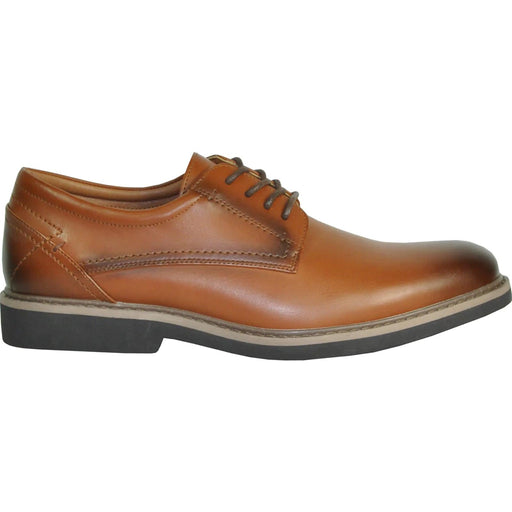 Classic Bravo Oxford - Antique Cognac Dress Shoe (Relaxed Fit) - USA Men's Outlet