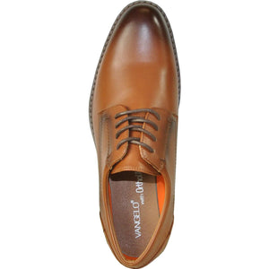 Classic Bravo Oxford - Antique Cognac Dress Shoe (Relaxed Fit) - USA Men's Outlet