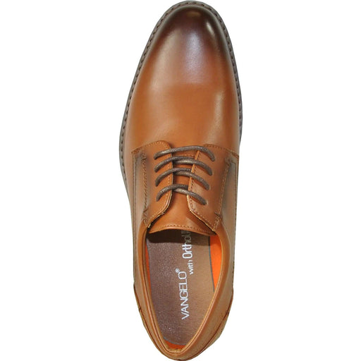 Classic Bravo Oxford - Antique Cognac Dress Shoe (Relaxed Fit) - USA Men's Outlet