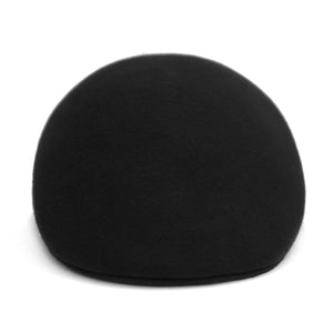 Black Premium Wool English Hat