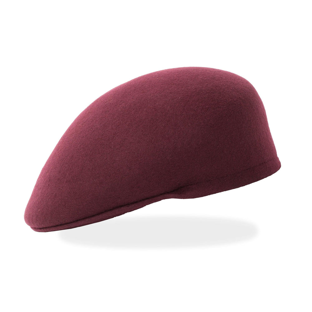 Burgundy Premium Wool English Hat