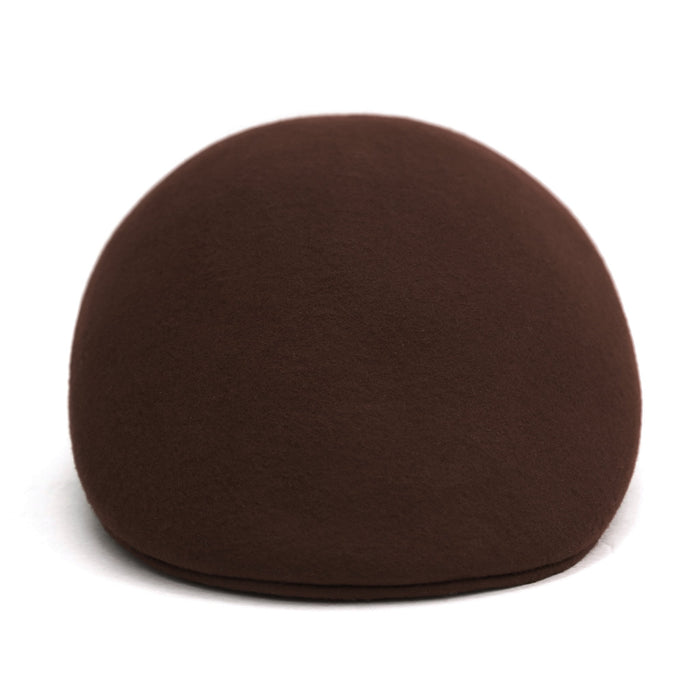 Chocolate Brown Premium Wool English Hat