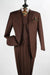 "Coco Brown Apollo King Men's Classic Fit 3 Btn Vested Suit: a Timeless Tailoring Masterpiece" - USA Men's Outlet