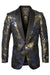 Collection

Men's Navy & Gold Satin Paisley Prom Tuxedo Jacket by Empire Collection - USA Men's Outlet