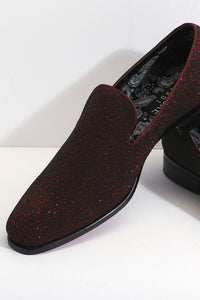 Men's Prom Tuxedo Loafer -Red Prom Shoe - Party