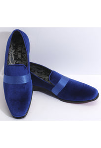 Men's Prom Tuxedo Loafer -Blue Prom Shoe - Party
