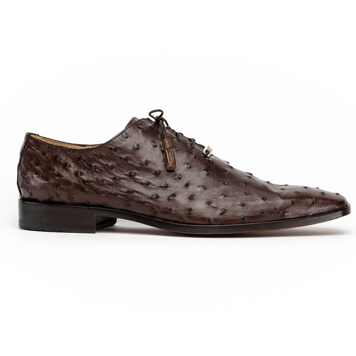 Marco Di Milano Criss Ostrich Quill Dress Oxfords Brown