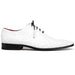 Marco Di Milano Criss Ostrich Quill Dress Oxfords White
