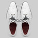 Marco Di Milano Criss Ostrich Quill Dress Oxfords White