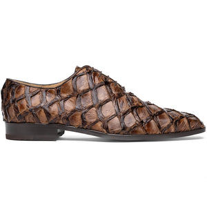 Marco_Di_Milano Olivieri: Clear Brown Leather Dress Shoe