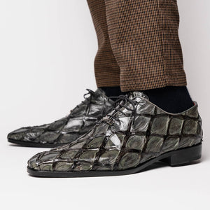 Marco Di Milano Olivieri Gray Leather Loafers