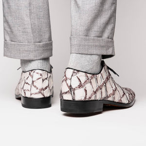 Marco_Di_Milano Olivieri Newspaper Luxury Leather Loafers
