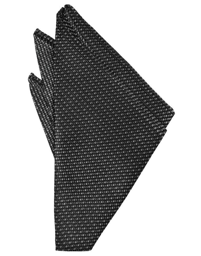 Asphalt Silk Weave Pocket Square